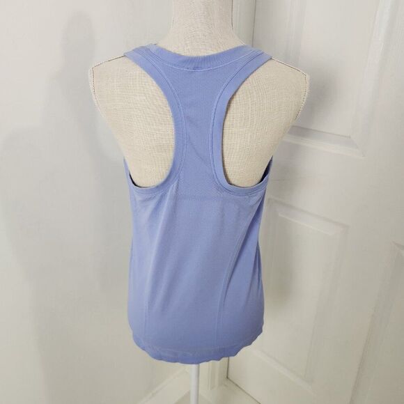 Athleta Top Womens L Purple Momentum Seamless Racerback Yoga Practice Run - Picture 11 of 12